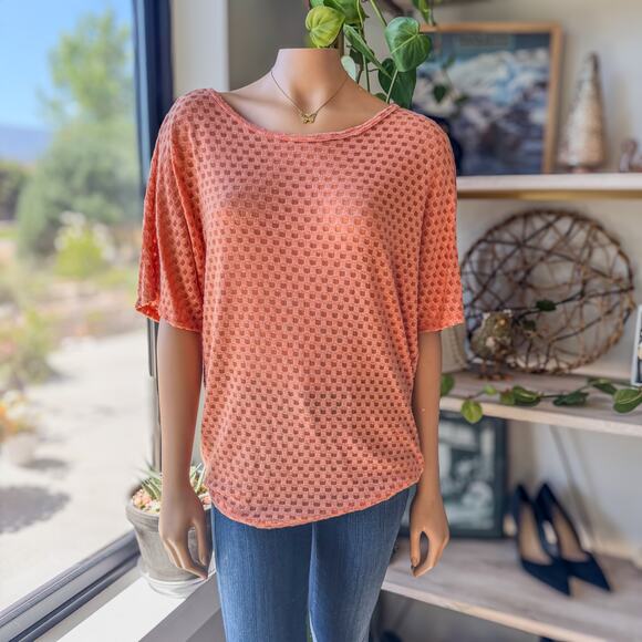 The Buckle, DayTrip, Textured Tillman Top w/ Twisted Open Back, Women’s X-Large - Picture 5 of 8